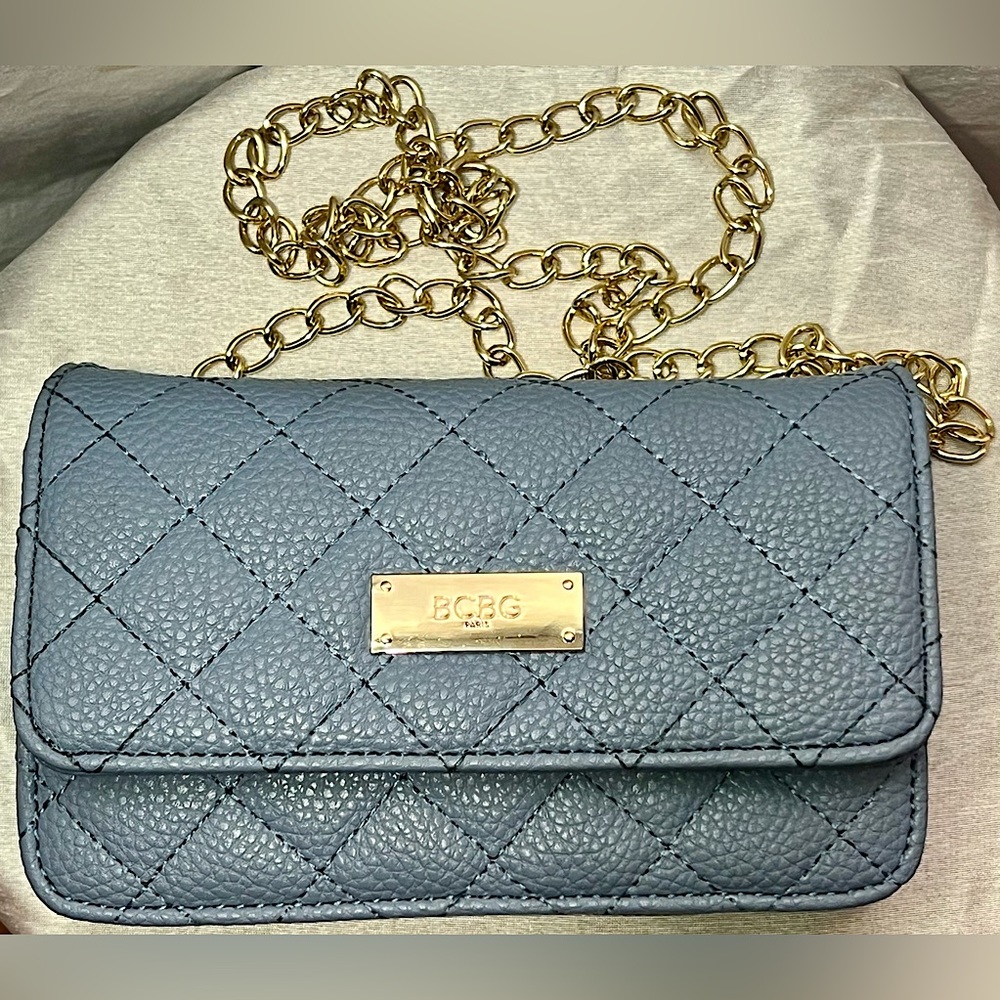 BCBG Paris Drop-Shoulder Chain Strap Clutch (SMALL)